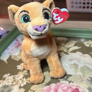 TY Sparkle Nala stuffed animal beanie